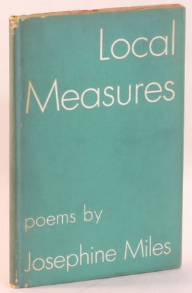 Item #265507 Local Measures. Josephine Miles