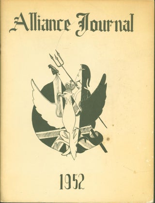 Item #265530 Alliance Journal 1952: A Chapter in Anglo-American Relations, Specifically British...