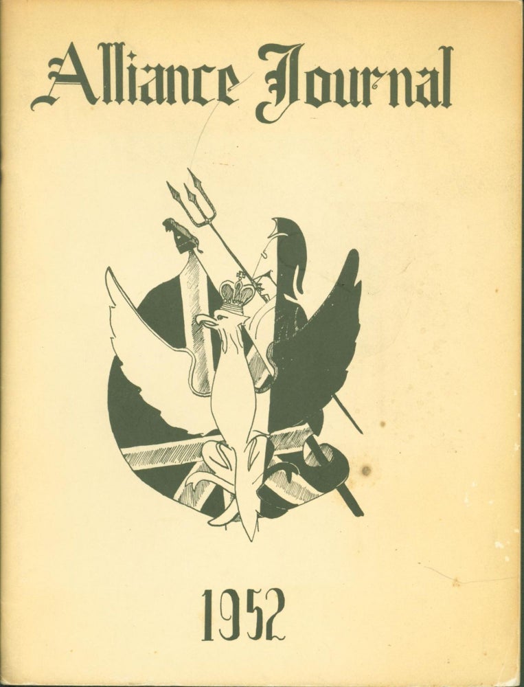 Item #265530 Alliance Journal 1952: A Chapter in Anglo-American Relations, Specifically British Comment on Polish Matters as Found in Eleven Leading British Periodicals, 1820-1845. A. P. Coleman, M. M.