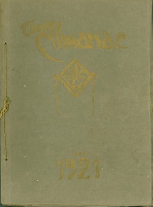 Item #265963 The Almanac. Franklin High School, Los Angeles. Class of Summer 1921. (yearbook)....