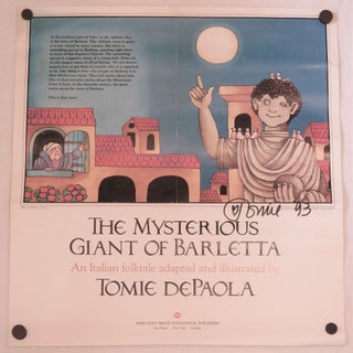 Item #266266 The Mysterious Giant of Barletta (poster). Tomie dePaola
