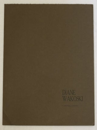 Item #266379 2 broadsides, 3 postcards. Diane Wakoski