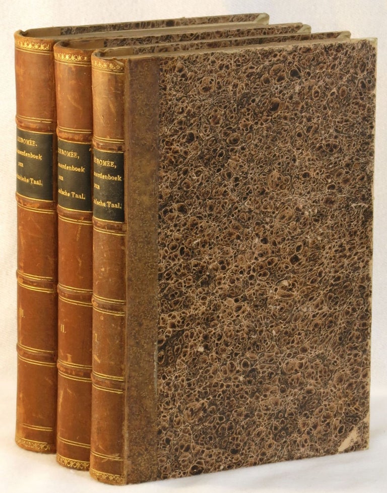 Item #266523 Spreekwoordenboek der Nederlandsche Taal, of Verzameling van Nederlandsche Speekwoorden en Spreekwoordelijke Uitdrukkingen van Vroegeren en Lateren Tijd (3 volume set). P. J. Harrebomee.