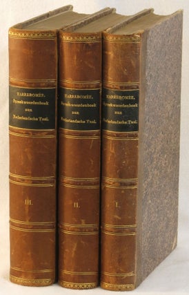 Spreekwoordenboek der Nederlandsche Taal, of Verzameling van Nederlandsche Speekwoorden en Spreekwoordelijke Uitdrukkingen van Vroegeren en Lateren Tijd (3 volume set)