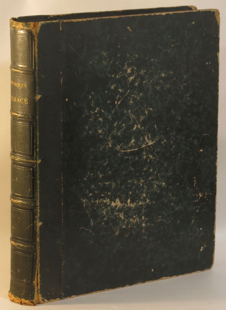 Item #266909 Code Historique et Diplomatique de la Ville de Strasbourg, Chroniques d'Alsace. (2 vols. in 1). G. F. Schutzenberger, introduction.