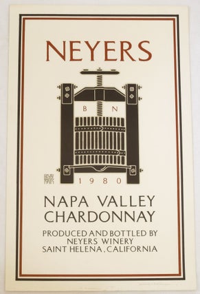 Item #267001 Neyers 1980 Napa Valley Chardonnay (poster). David Lance Goines