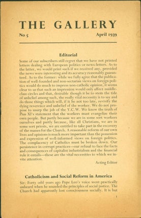 Item #267044 The Gallery. No. 5, April 1939