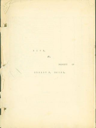 Item #267107 Bits. No. 5. Ernest F. Young