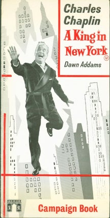 Item #267137 A King in New York (Campaign Book). director, producer, Charles . Production...