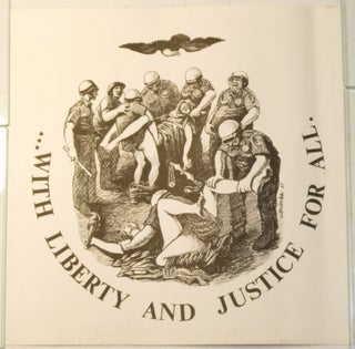 Item #267194 'With Liberty and Justice for All' (poster). Cieciorka, Frank