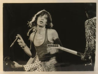 Item #267378 Original Photograph, 9.5 x 7 inches, of Mick Jagger, Lyon, June, 1976, Palais des...