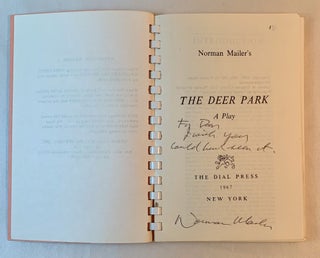 Norman Mailer's The Deer Park: A Play (Uncorrected proof)
