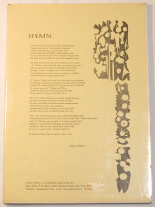 Item #267553 Hymn (broadside). Diane DiPrima
