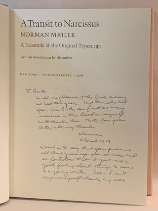 A Transit to Narcissus: A Facsimile of the Original Typescript