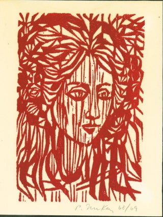 Item #267693 linoleum print untitled. Phoebe McKay