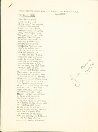 Item #268103 The War at Seven; The Memorial; Travelling People; The Pattern; The Tree Lady;...