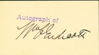Item #268197 autograph. William Endicott