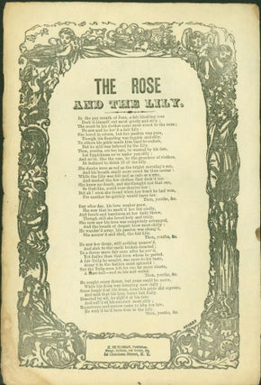Item #268447 The Rose and the Lily (broadside songsheet