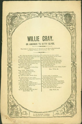 Item #268453 Willie Gray. or Answer to Kitty Clyde