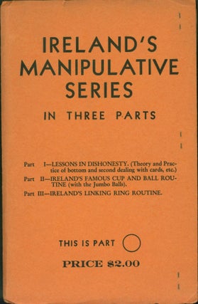Item #268466 Ireland's Manipulative Series : Part II: Ireland's Famous Cup and Ball Routine (with...
