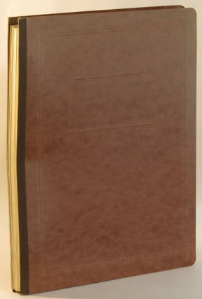Item #269491 The Notebooks and Poems of 'Max Brand' (corrected typescript page proof). Max Brand,...