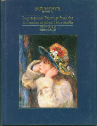 Item #269698 Impressionist Paintings From the Collection of Jaime Ortiz-Patino. Sotheby's