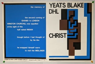 Item #269749 In Memory of Yeats Blake DHL (broadside). Ian . Eigner Tyson, Larry, artist, poet