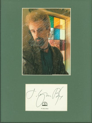 Item #269761 photograph and signature. T. Coraghessan Boyle
