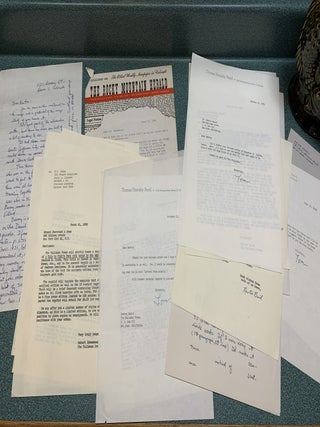 Item #269796 22 Letters (2 ALS, 14 TLS). Thomas Hornsby Ferril, Helen Ferril, Newton Baird