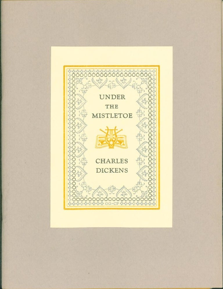 Item #270597 Under the Mistletoe. Charles. Design aand Dickens, Giampa.