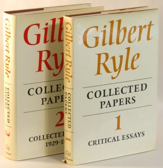 Item #270811 Collected Papers. Volume I: Critical Essays. Volume II: Collected Essays, 1929-1968....