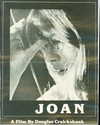 Item #271133 Joan: A Film. Joan Larimore, Douglas Cruickshank