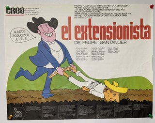 Item #271135 El Extensionista de Felipe Santander (play poster). Rius, Eduardo Humberto del Rio...