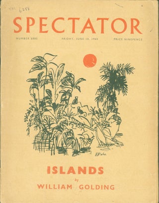 Item #271202 The Spectator. No. 6885. Friday, June 10, 1960. Containing 'Islands' by William...