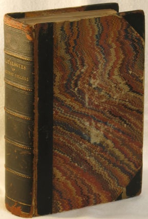 Item #271293 Catalogues of Amherst College. George D. Gray