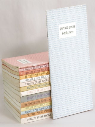 Private Press Books: 1959, 1960, 1963-75 (15 items)