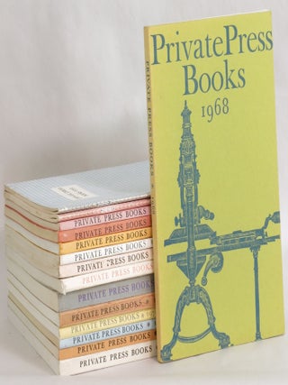 Private Press Books: 1959, 1960, 1963-75 (15 items)