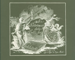 Item #271514 A' Dilettanti delle Bell' Arti: A Decorated Alphabet Engraved by Giovanni Battista...