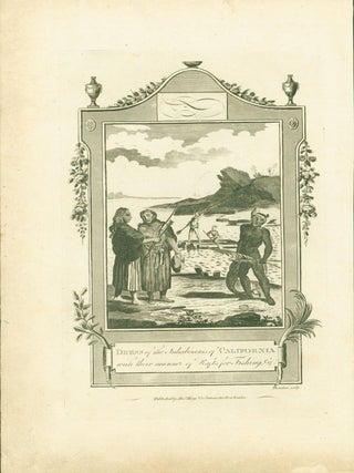 Item #271646 Dress of the Inhabitants of California with their manner of Rafts for Fishing, etc....