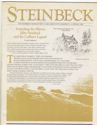 Item #272142 Steinbeck: The Steinbeck Newsletter, Spring 1992. Susan Shillinglaw