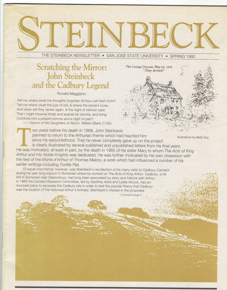 Item #272142 Steinbeck: The Steinbeck Newsletter, Spring 1992. Susan Shillinglaw.