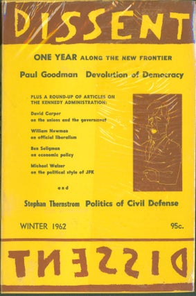 Item #272525 Dissent (Winter 1962). Paul Goodman