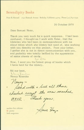typed letters signed (5 letters)