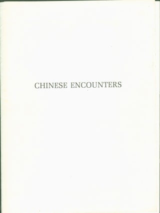 Item #273074 Chinese Encounters (prospectus). Inge Morath, Arthur Miller, photography, text