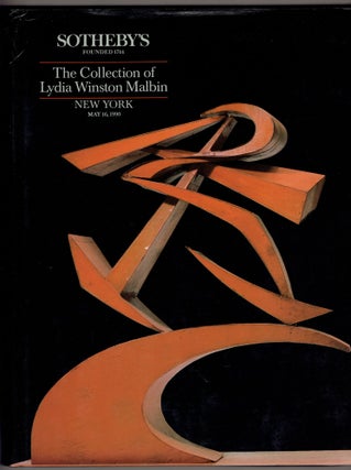 Item #273361 The Collection of Lydia Winston Malbin. Sotheby's
