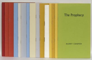 The Sceptre Press: 16 titles: The Three Houses; Specimens; Synopsis; The Prophecy; To the Third Trajectory; Odd Birds; Two Poems; The Descent; The Children; Two Poems; First Letter to Fairbanks, Alaska; The Lapidary Poems; Rufus: The Death of a Great Dane; Bombers; The Passion; Orkney Poems