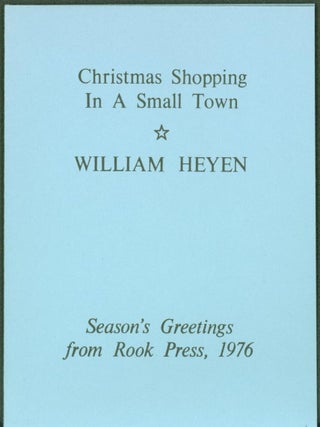 Item #274238 'Christmas Shopping in a Small Town.' with 'From Our House' (2 Christmas poems)...
