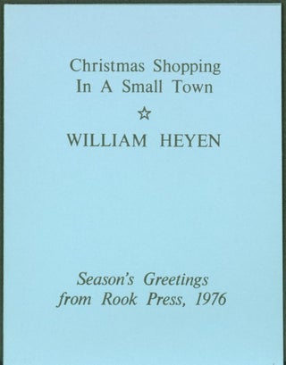 Item #274238 'Christmas Shopping in a Small Town.' with 'From Our House' (2 Christmas poems)...