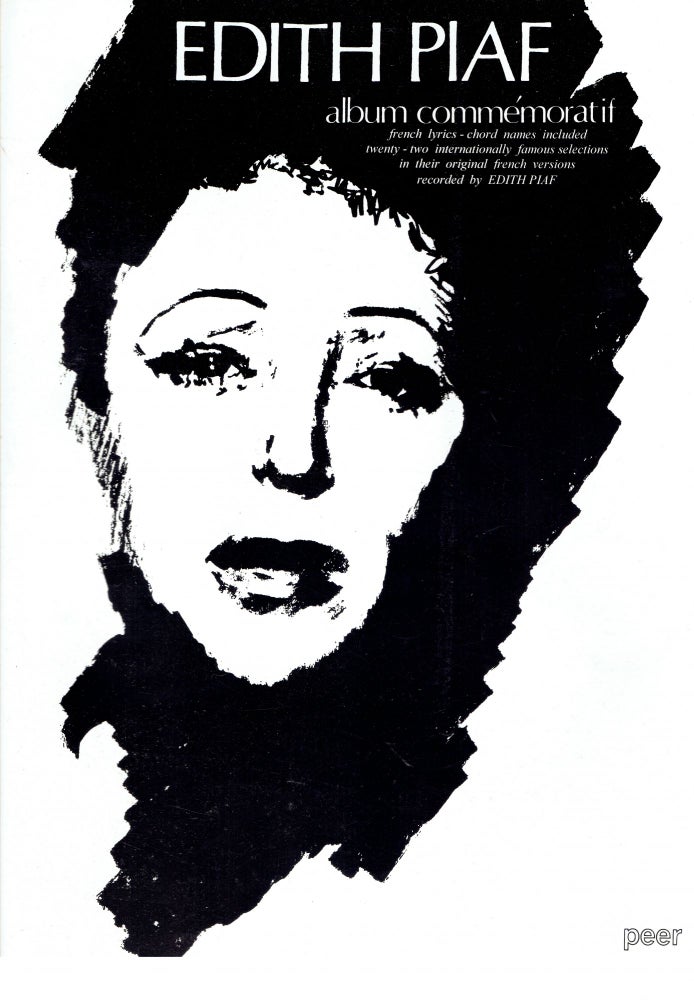Item #274591 Edith Piaf Memorial Album. Edith PIaf.