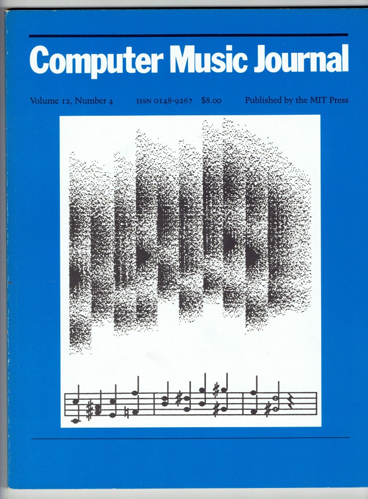 Item #274664 Computer Music Journal, Volume 12 Number 4. Curtis Roads.
